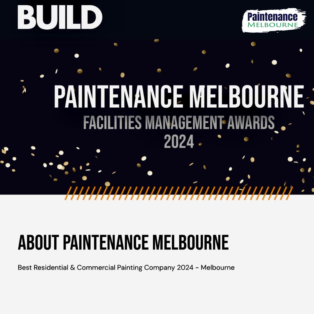 Paintenance Melbourne Winner BUILD Awards 2024